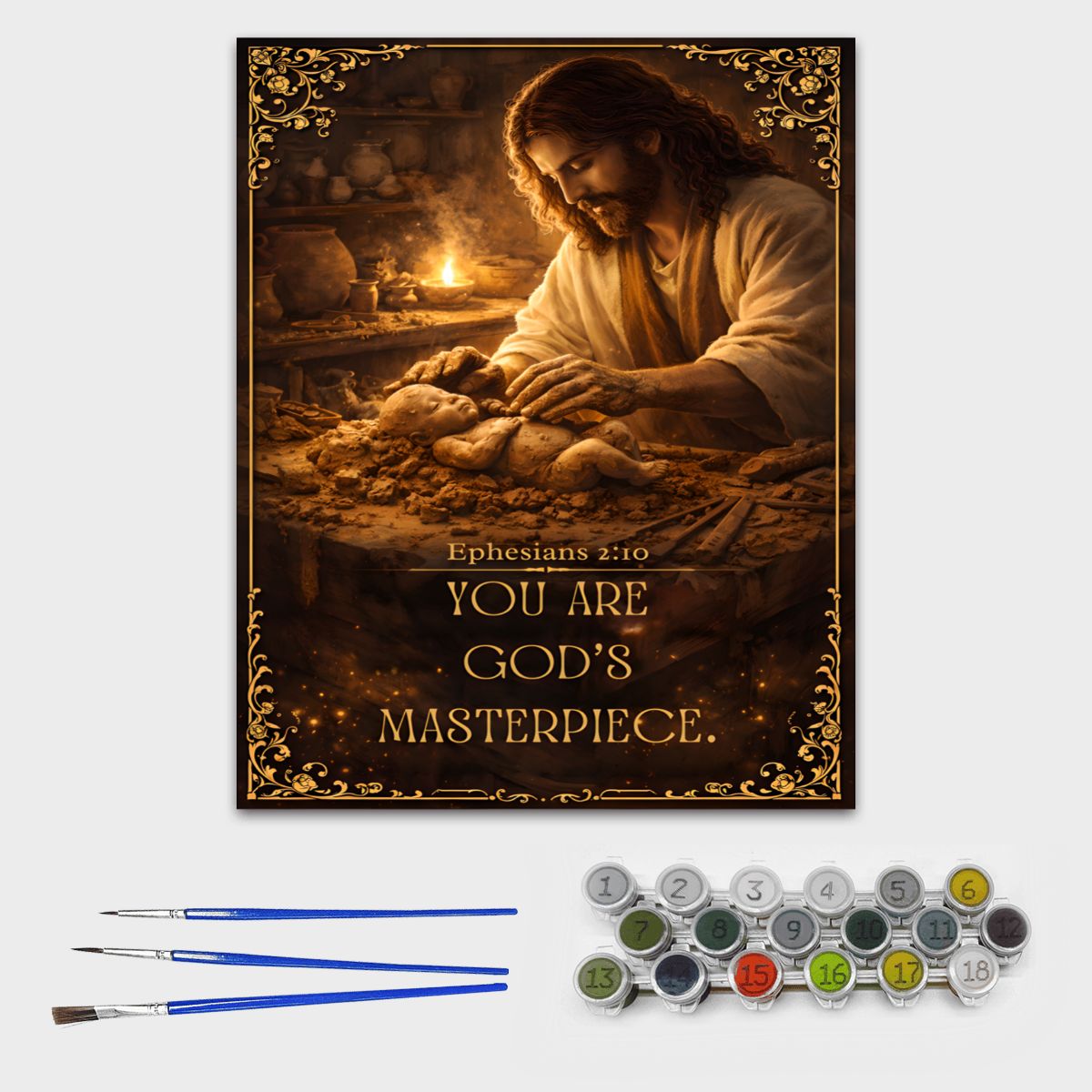 You are God's Masterpiece Paint by Numbers