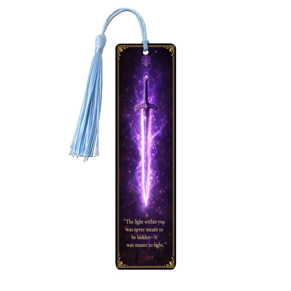 Wooden Bookmark Purple
