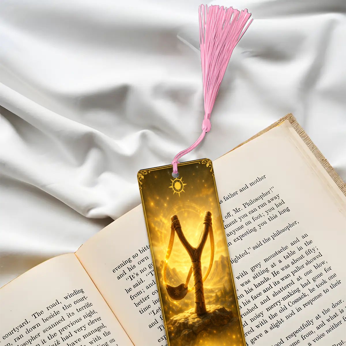 Wooden Bookmark Yellow