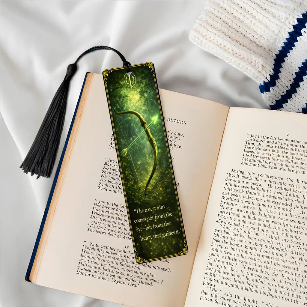 Wooden Bookmark Green