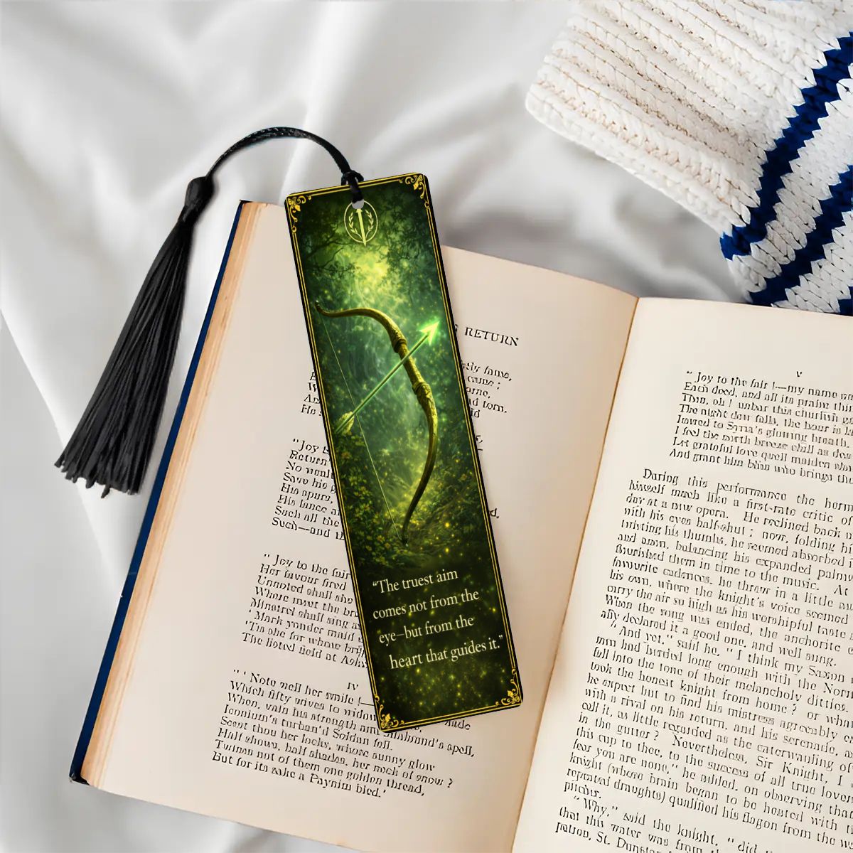 Wooden Bookmark Green