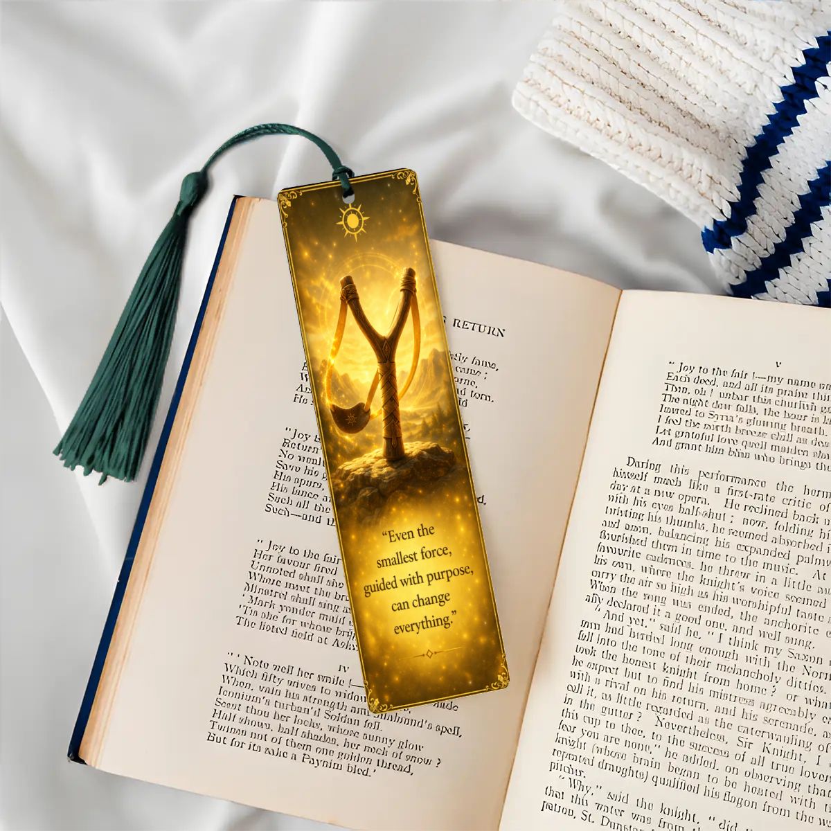 Wooden Bookmark Yellow