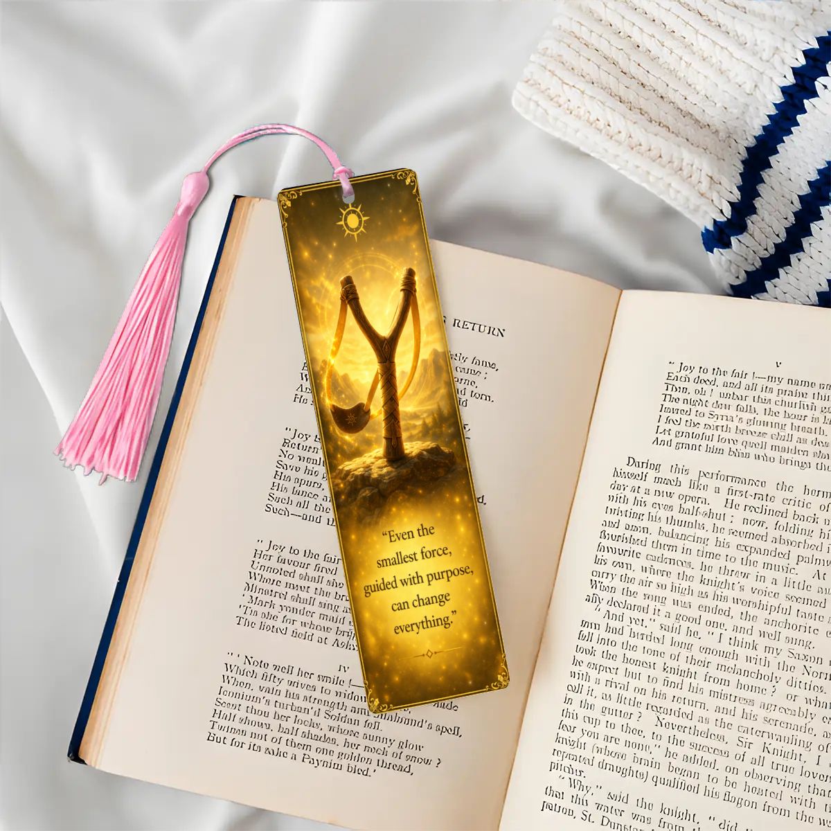 Wooden Bookmark Yellow