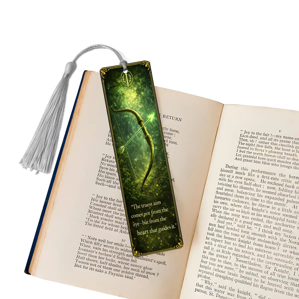Wooden Bookmark Green