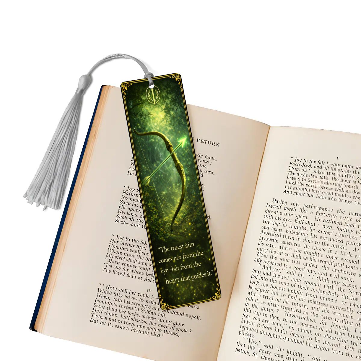 Wooden Bookmark Green