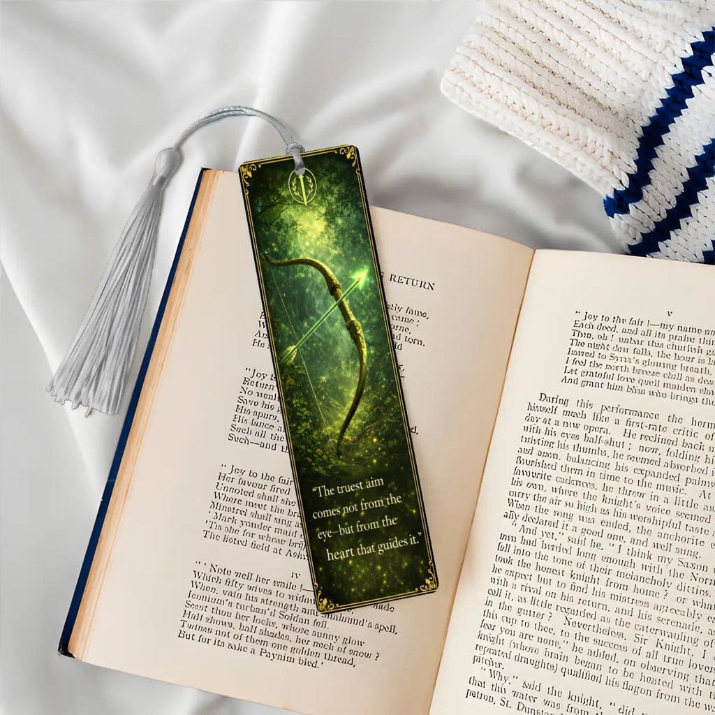Wooden Bookmark Green