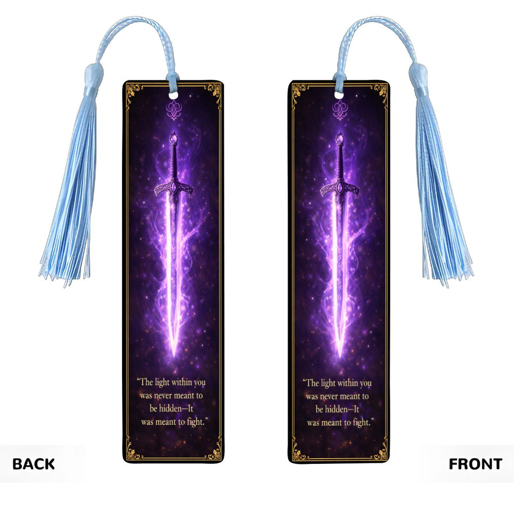 Wooden Bookmark Purple