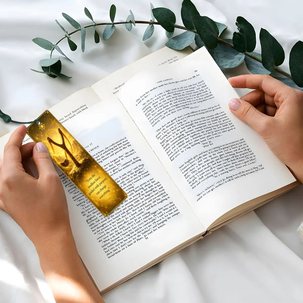 Wooden Bookmark Yellow