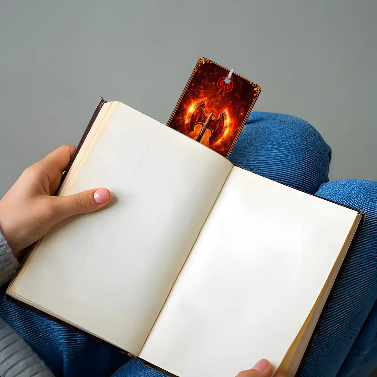 Wooden Bookmark Red