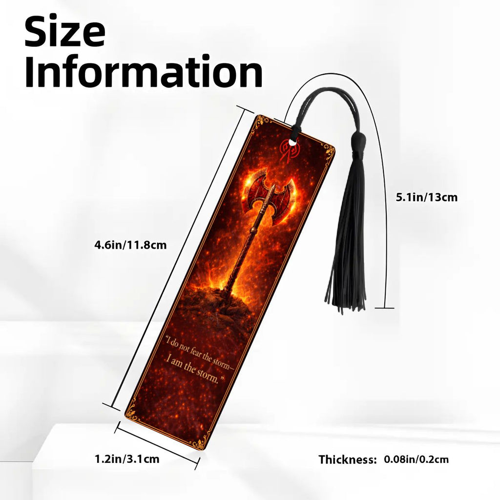 Wooden Bookmark Red