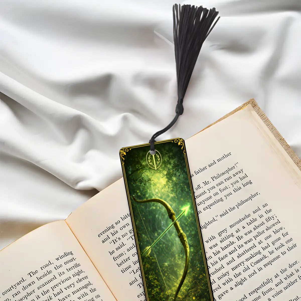 Wooden Bookmark Green