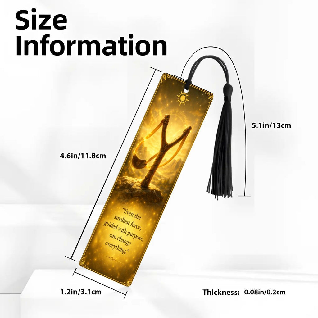 Wooden Bookmark Yellow