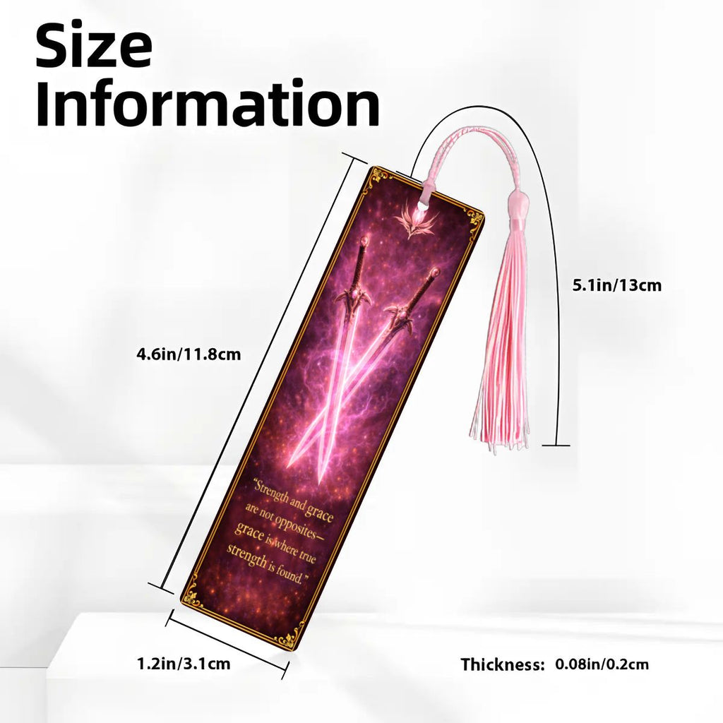 Wooden Bookmark Pink