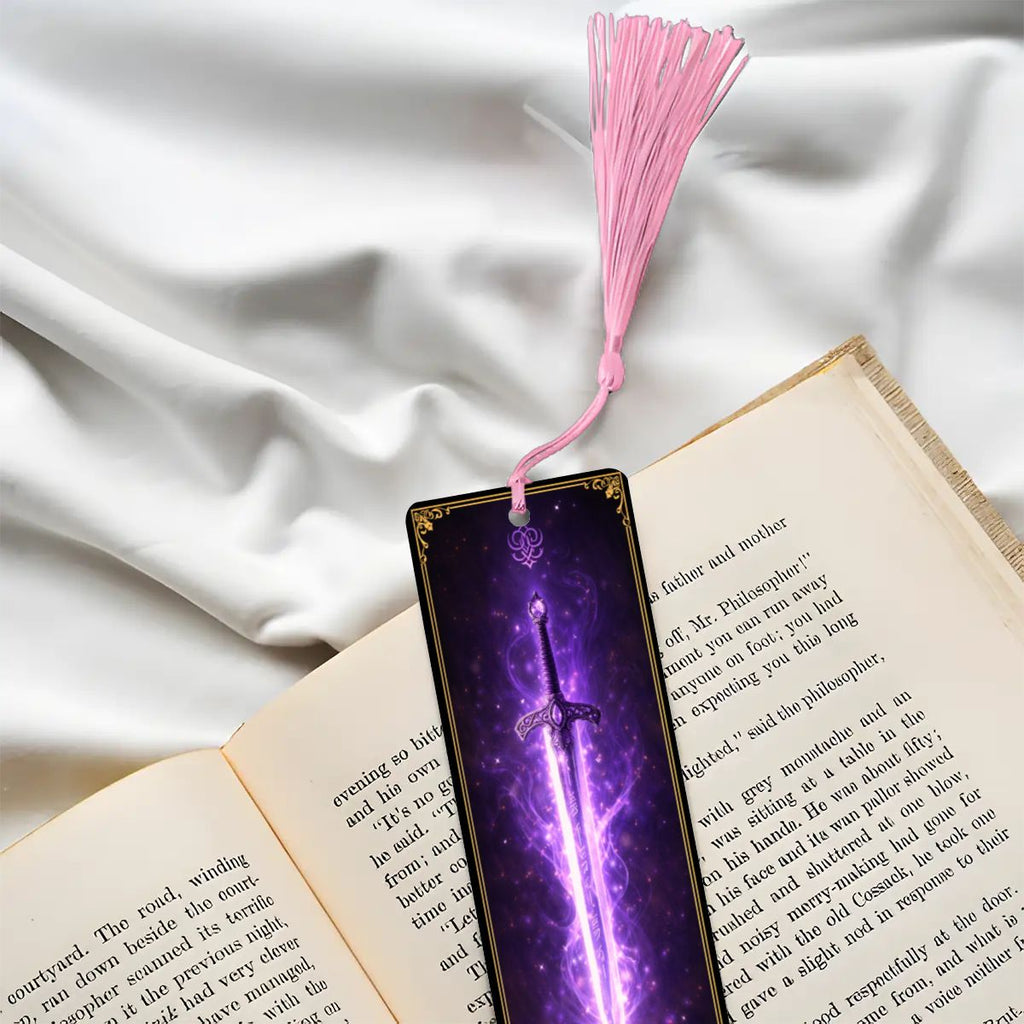 Wooden Bookmark Purple