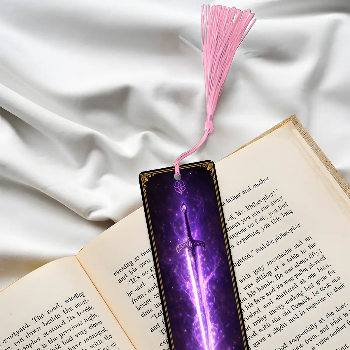 Wooden Bookmark Purple