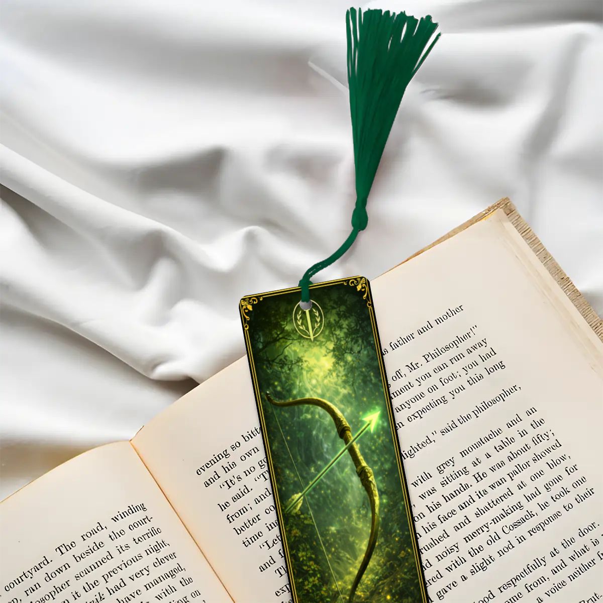 Wooden Bookmark Green