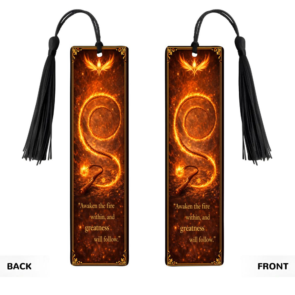 Wooden Bookmark Orange