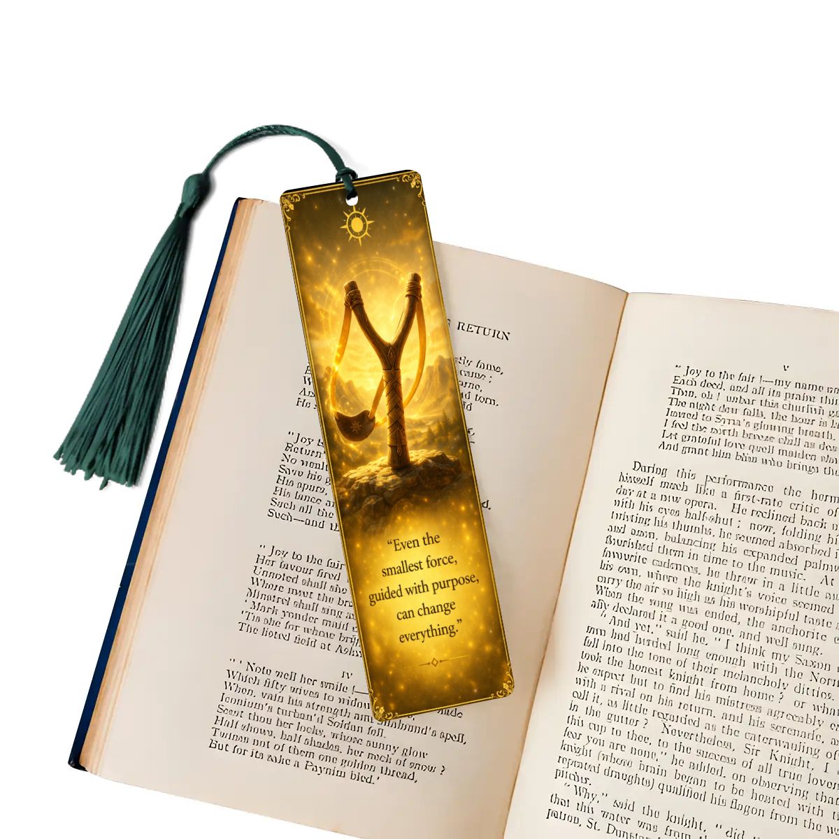Wooden Bookmark Yellow