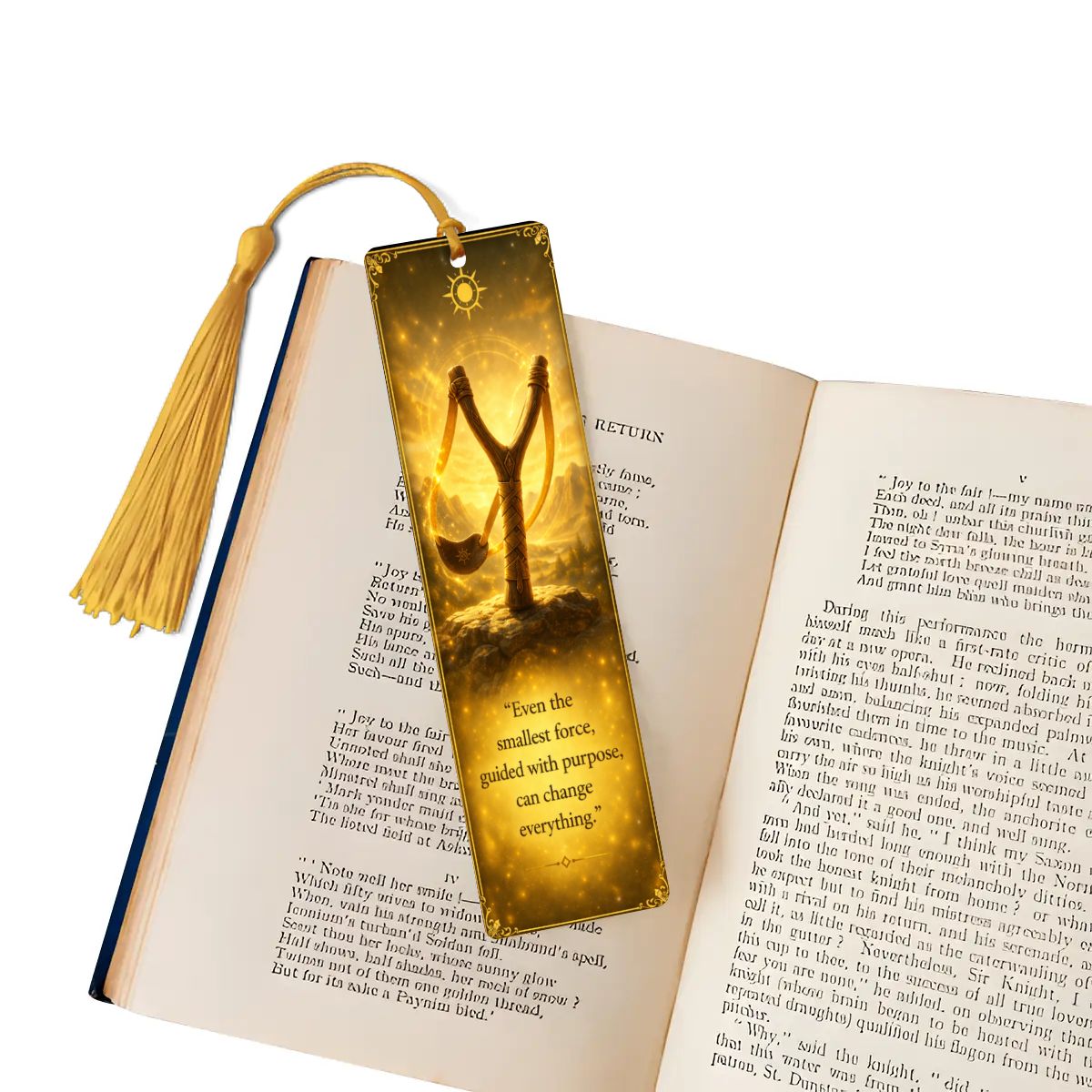Wooden Bookmark Yellow
