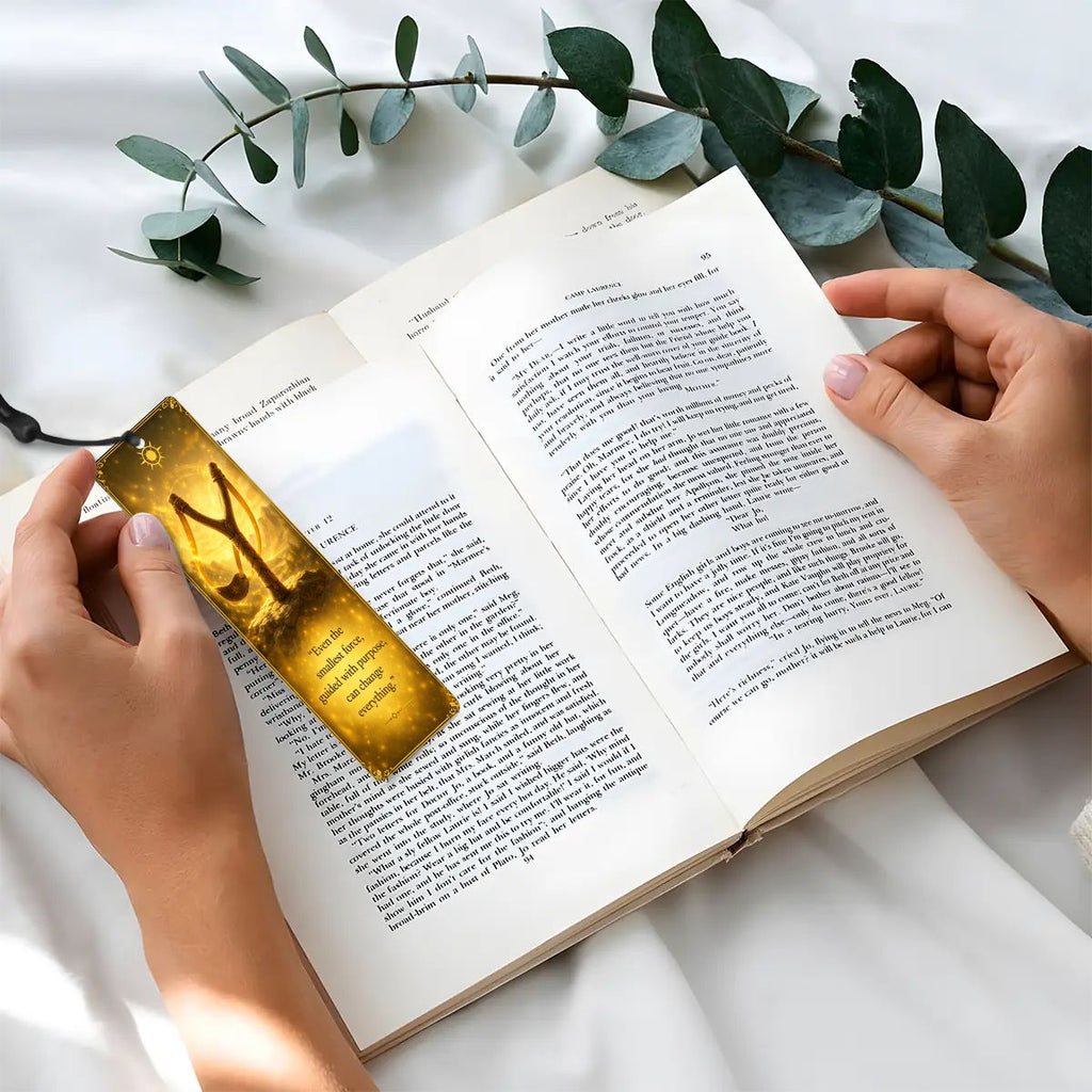 Wooden Bookmark Yellow