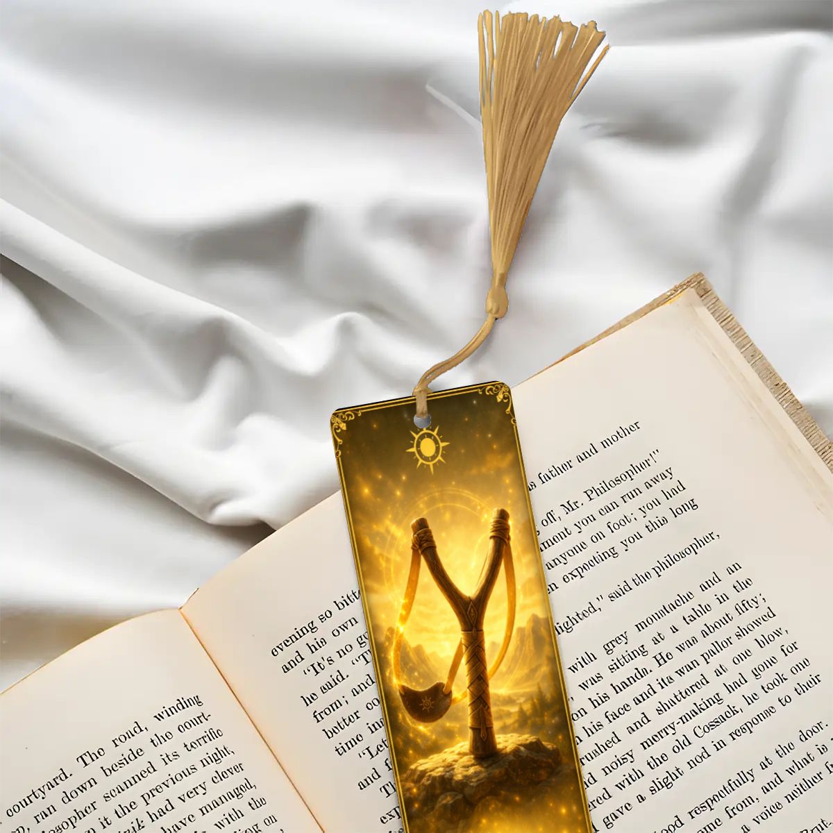 Wooden Bookmark Yellow