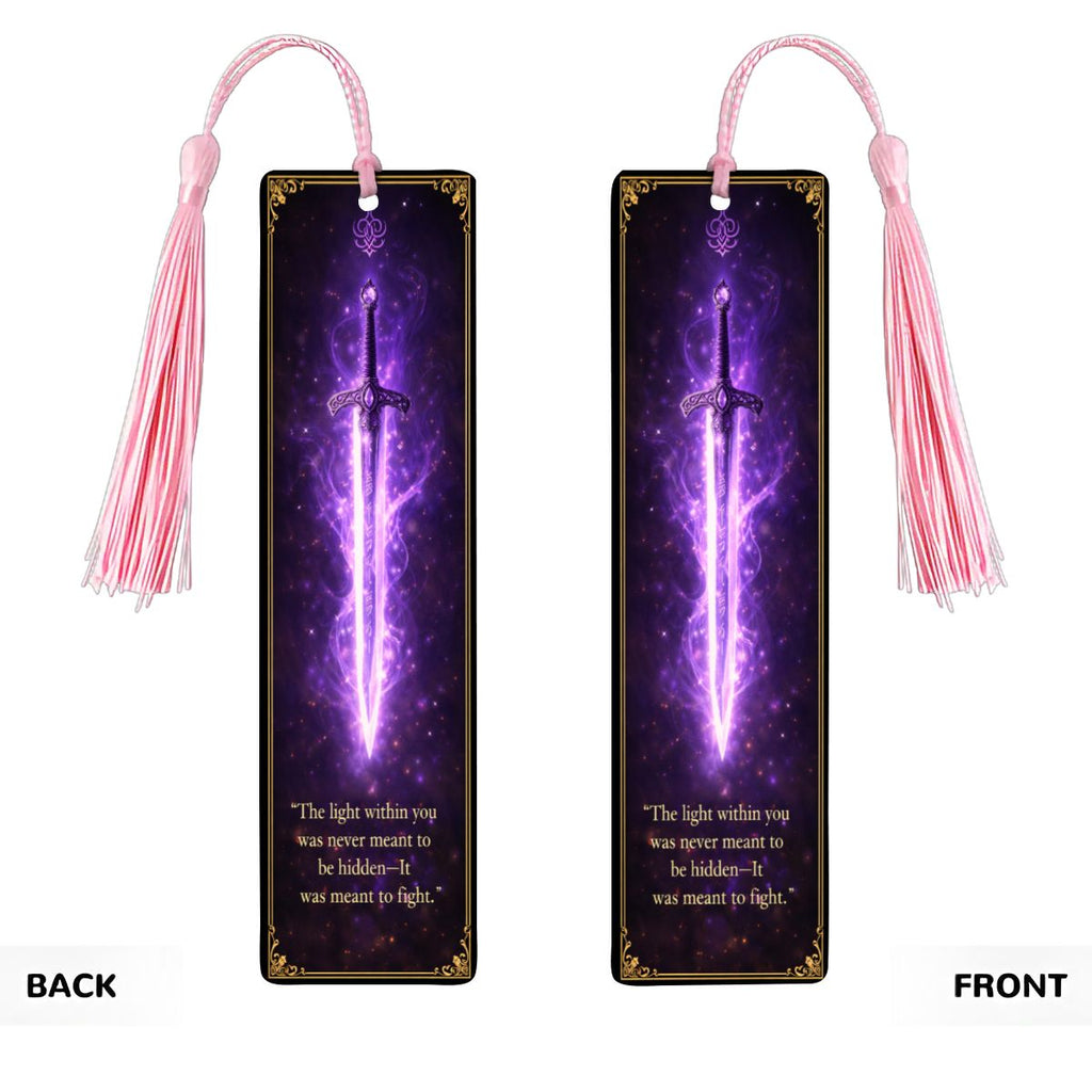 Wooden Bookmark Purple