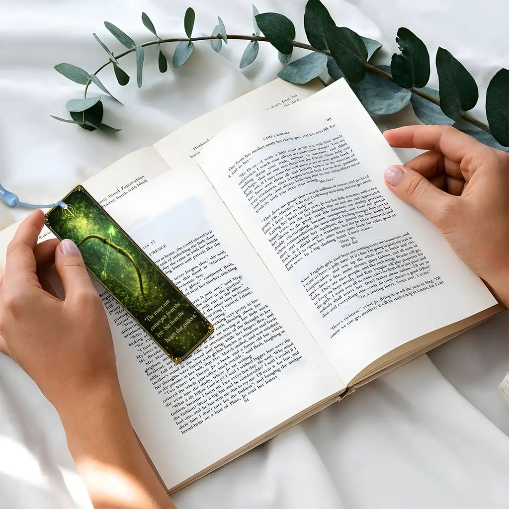 Wooden Bookmark Green