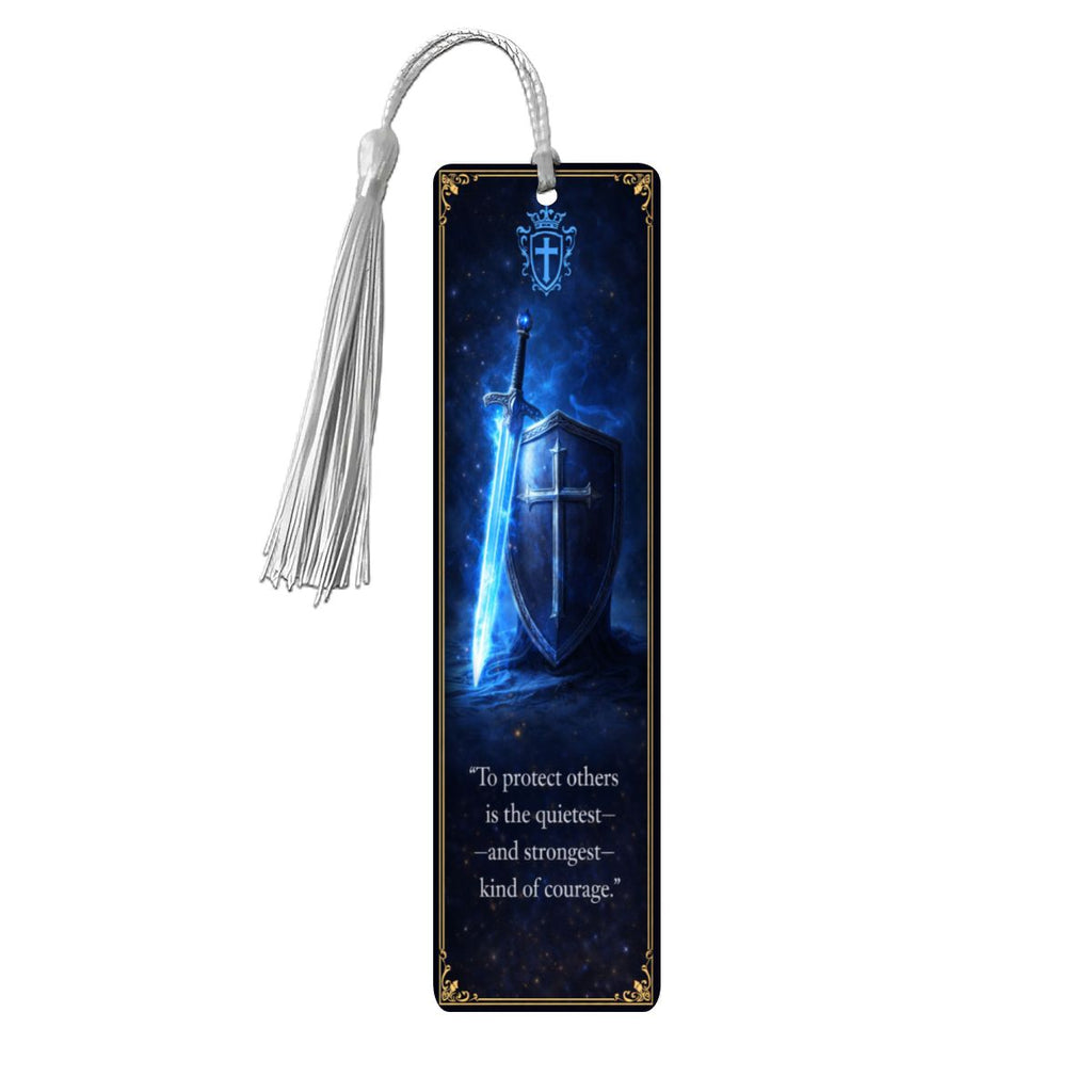 Wooden Bookmark Blue