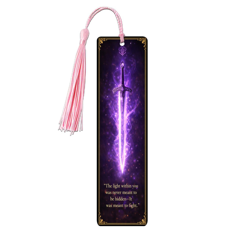 Wooden Bookmark Purple