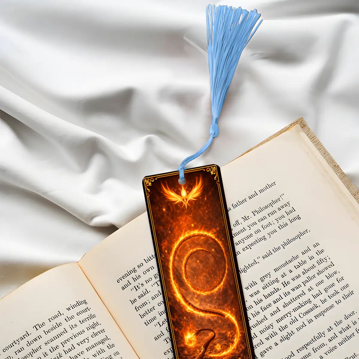 Wooden Bookmark Orange