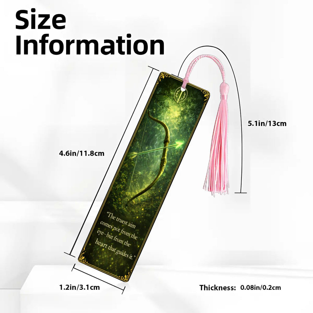 Wooden Bookmark Green