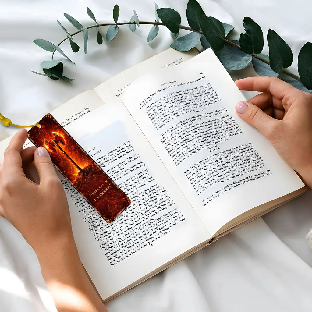 Wooden Bookmark Red