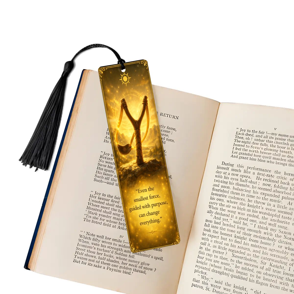 Wooden Bookmark Yellow