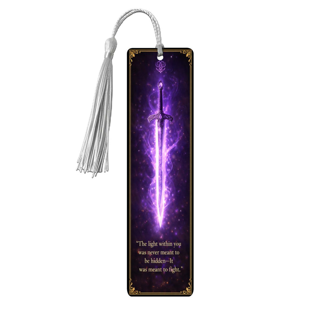 Wooden Bookmark Purple