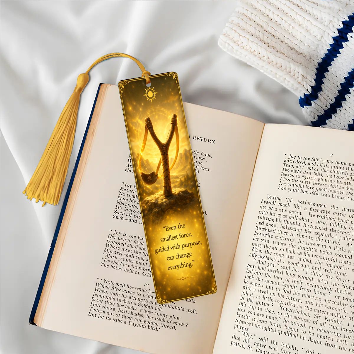 Wooden Bookmark Yellow