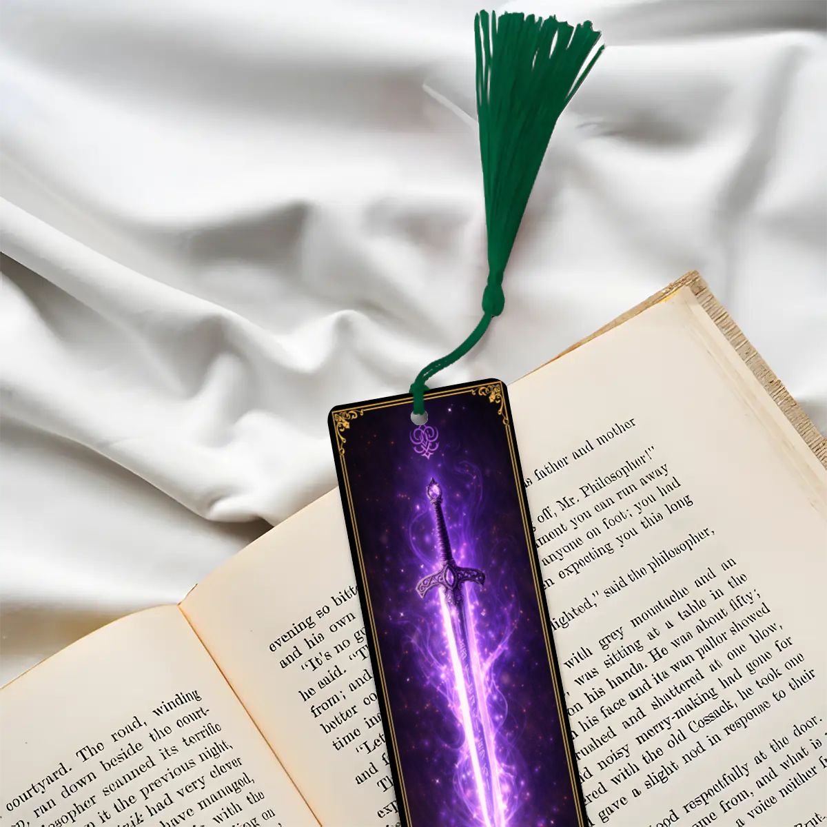 Wooden Bookmark Purple