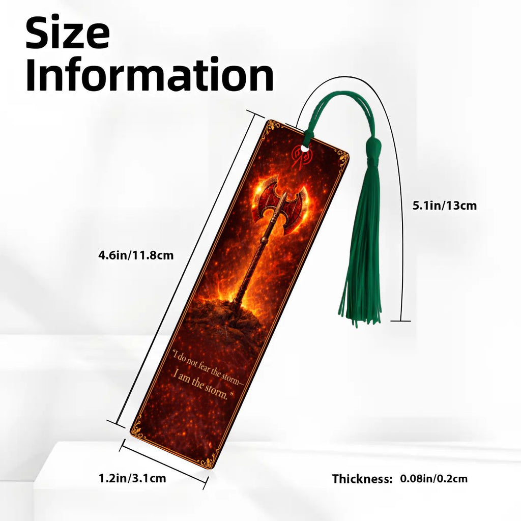 Wooden Bookmark Red