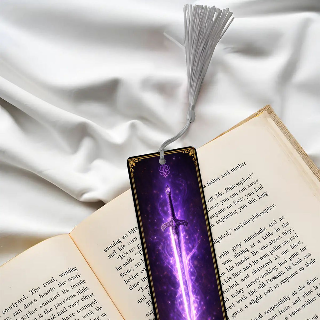Wooden Bookmark Purple