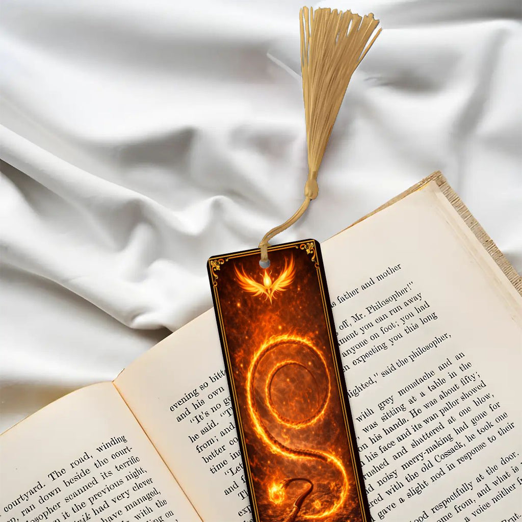 Wooden Bookmark Orange