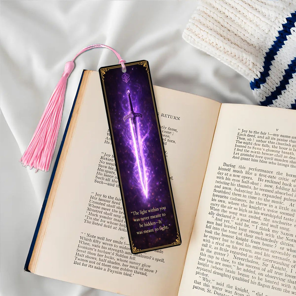 Wooden Bookmark Purple
