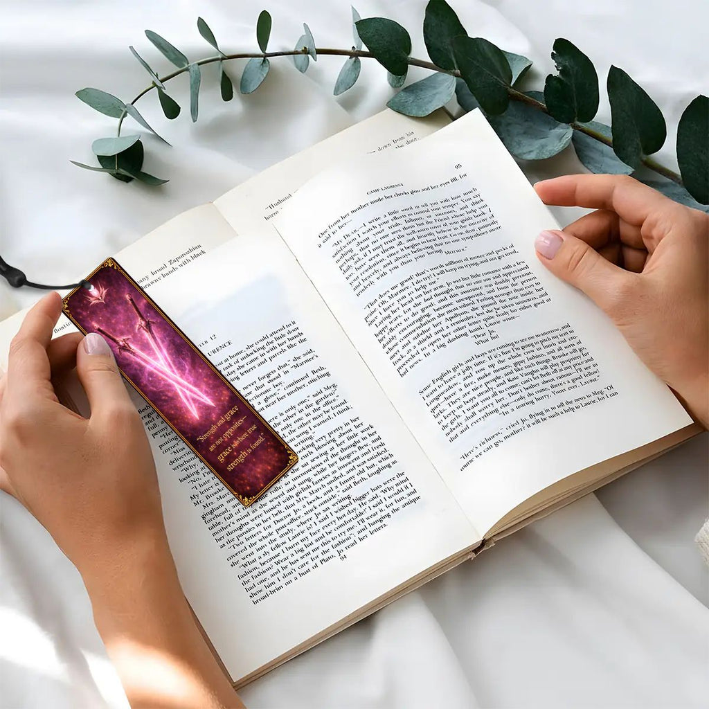 Wooden Bookmark Pink