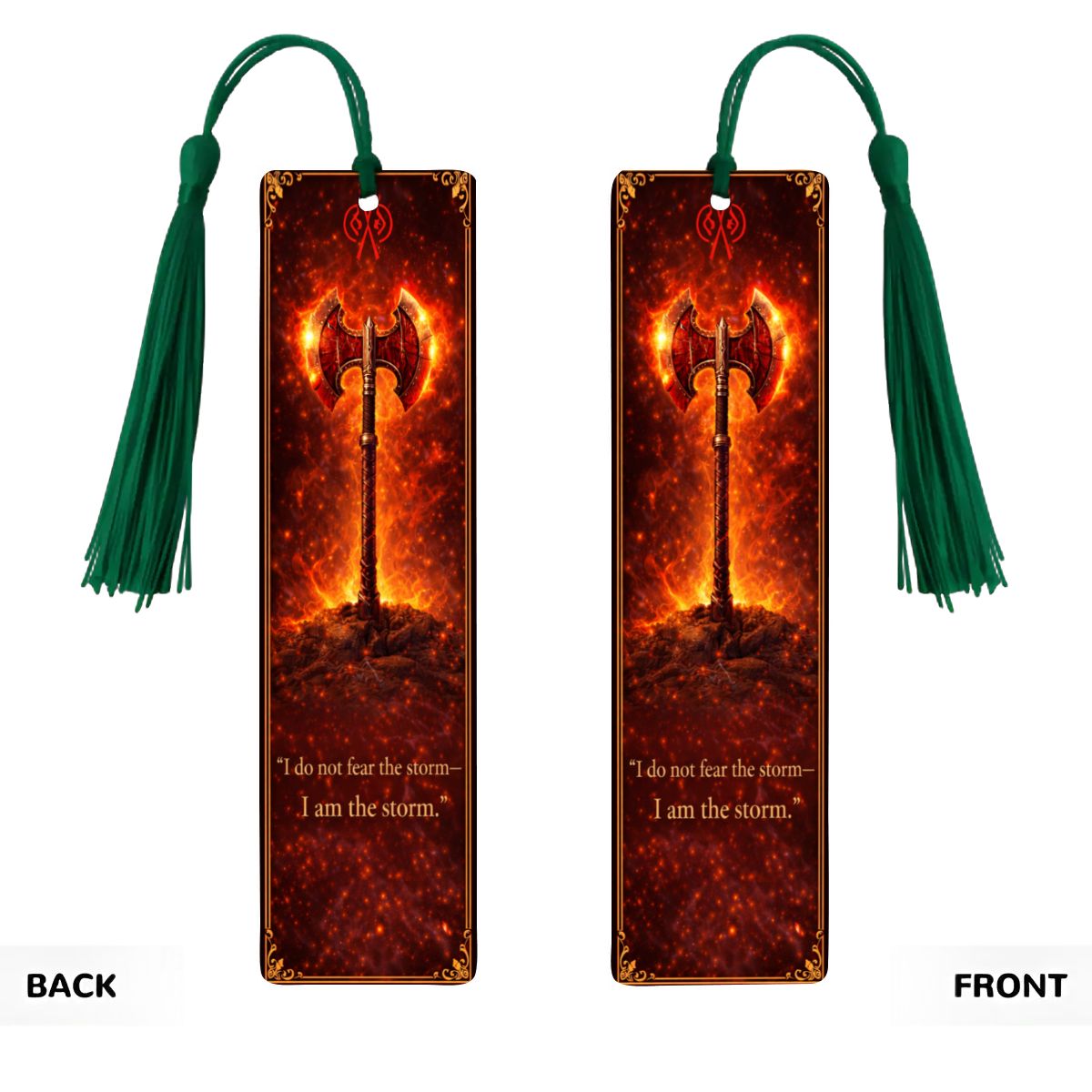 Wooden Bookmark Red