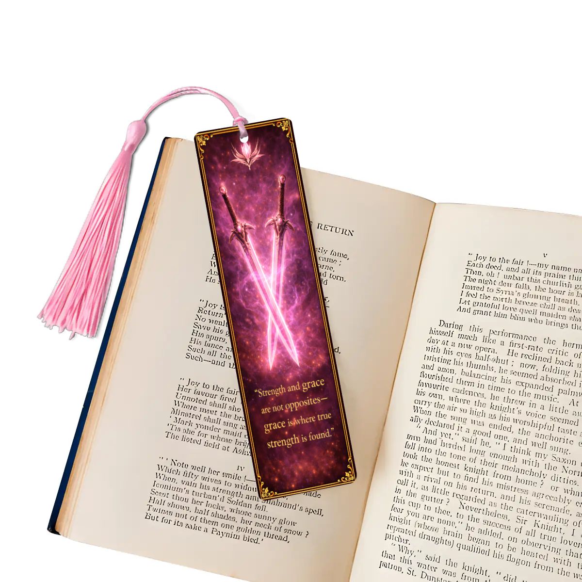 Wooden Bookmark Pink