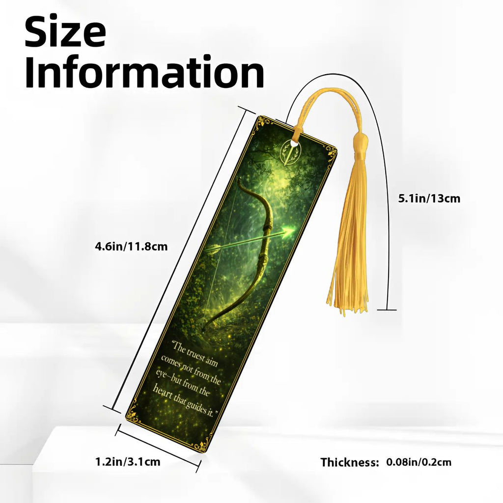 Wooden Bookmark Green