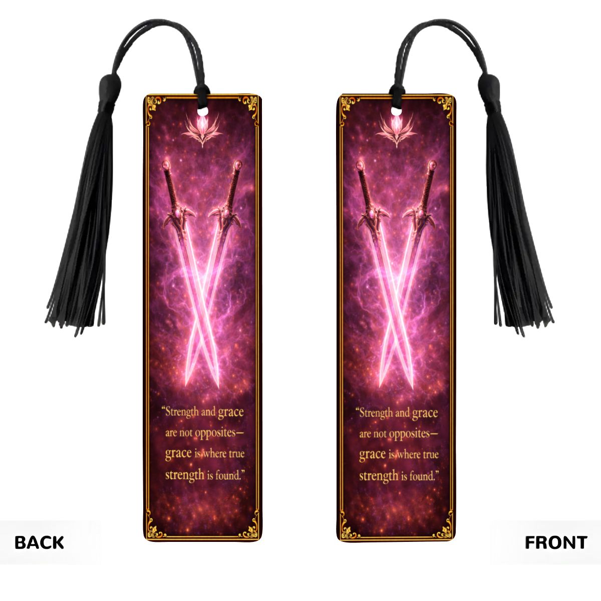 Wooden Bookmark Pink