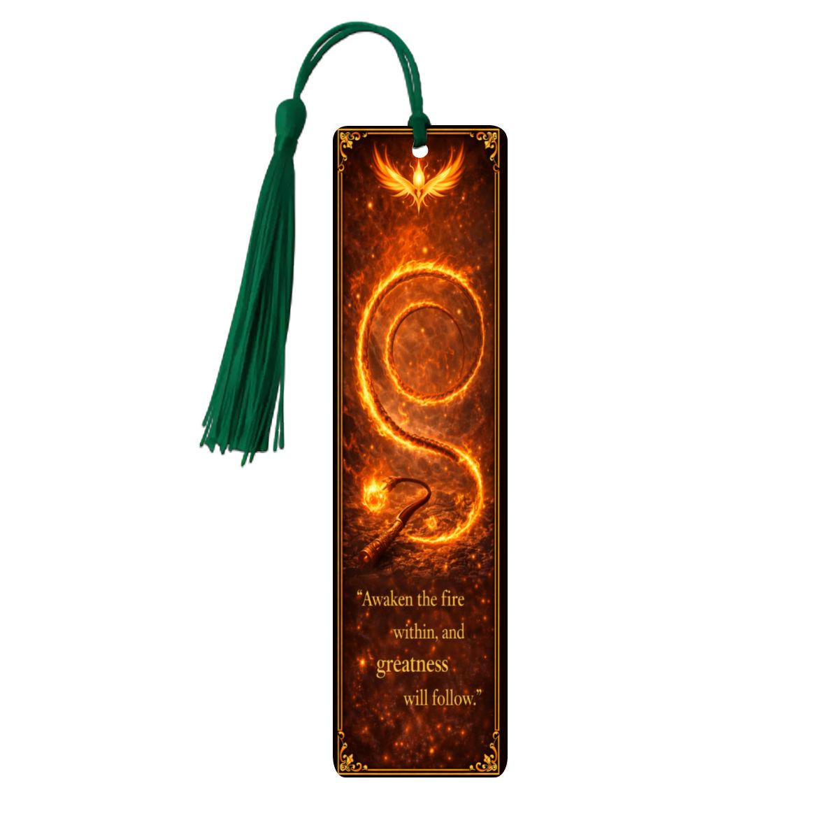 Wooden Bookmark Orange