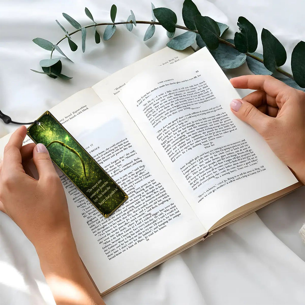 Wooden Bookmark Green