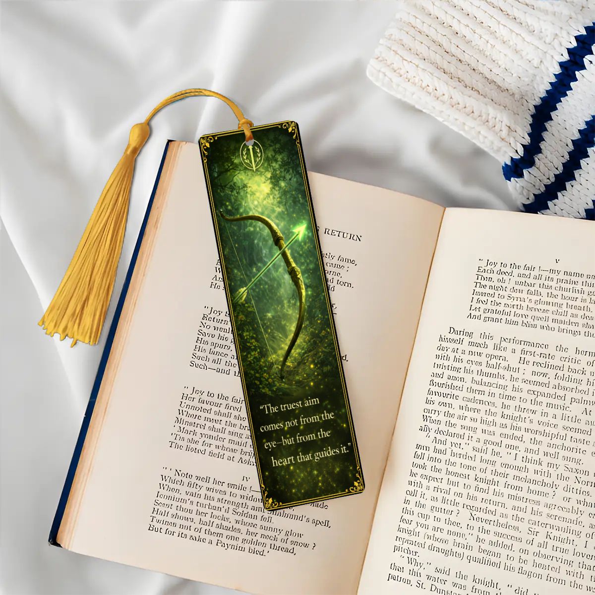 Wooden Bookmark Green