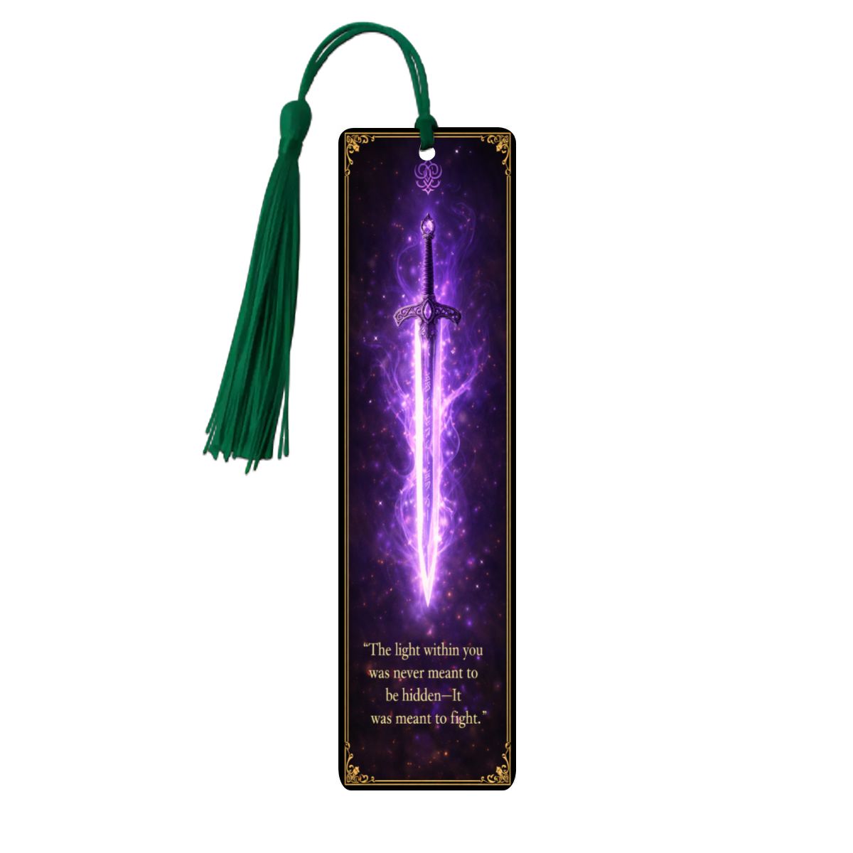 Wooden Bookmark Purple