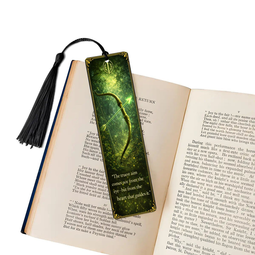 Wooden Bookmark Green
